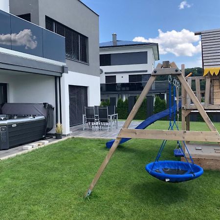 Moderne Ferienwohnung Mit Terrasse Und Garten Verwaltungsgemeinschaft Haldenwang Exteriör bild