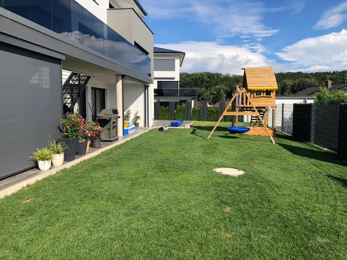 Moderne Ferienwohnung Mit Terrasse Und Garten Verwaltungsgemeinschaft Haldenwang Exteriör bild