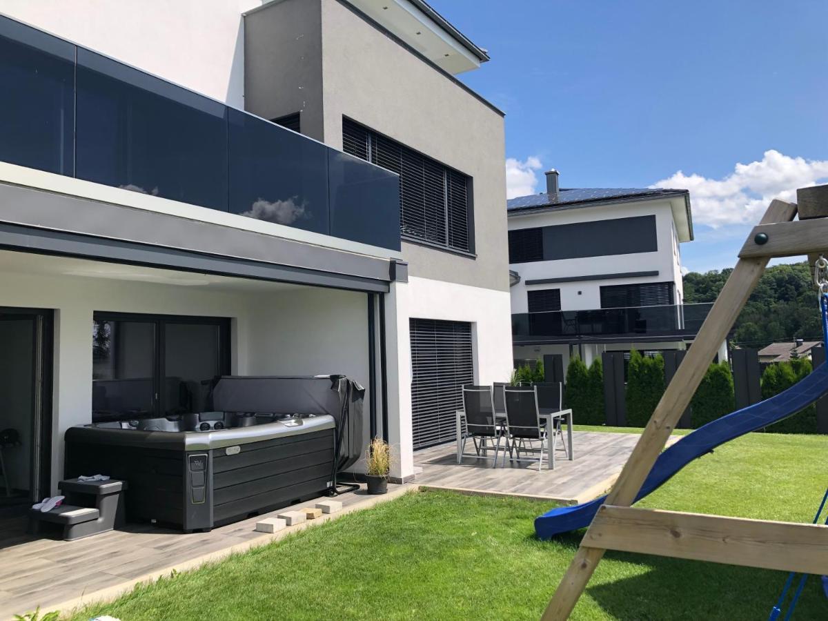 Moderne Ferienwohnung Mit Terrasse Und Garten Verwaltungsgemeinschaft Haldenwang Exteriör bild